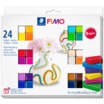 Fimo soft pte  modeler 'basic', kit de 24