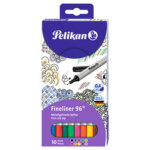Fineliner 96, �tui de 10, largeur de trac�: 0, 4 mm