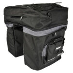 Fischer sacoche pour porte - bages de vélo, 3 sacs, noir Fischer sacoche pour porte - bages de vélo, 3 sacs, noir