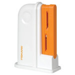 Fiskars aiguiseur de ciseaux universel fiskars coloris blanc / orange
