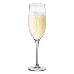 Flûte à champagne en verre cristallin 16 cl - lot de 6 Flûte à champagne en verre cristallin 16 cl - lot de 6