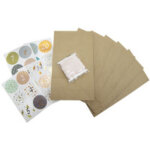 Folia calendrier de l'avent 'sachets en papier uni', blanc