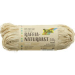 Folia raphia naturel, assorti