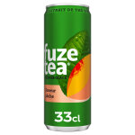 Fuze tea boisson au th� saveur p�che canette slim de 33 cl - lot de 24