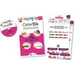 Fuzeau livret cd colorzik spcial pop rock & danse  partir de 7 ans, 10 partitions colores