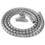 Gaine de c�bles c�ble zip, longueur: 2, 0 m, argent