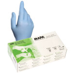 Gants jetables nitrile mapa solo 997 taille 8, boite de 100