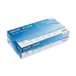 Gants nitrile non poudr�s ansell microflex taille 8, bo�te de 100