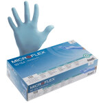 Gants nitrile non poudr�s ansell microflex taille 9, bo�te de 100