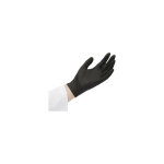 Gants nitrile non poudr�s jetables - bo�te de 100 - noir - taille 8