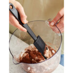 Gastro max spatule � p�tisserie en silicone, (l)55 mm, noir