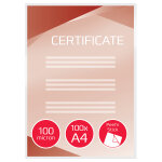 Gbc pochettes de plastification adh�sive a4 - lot de 100