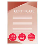 Gbc pochettes de plastification mates a4 - transparente - epaisseur : 125 microns par face - bo�te de ...