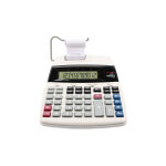 Genie calculatrice imprimante d69 cran lcd - 12 chiffres