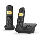 Gigaset téléphone sans fil al 170a duo, avec répondeur - noir Gigaset téléphone sans fil al 170a duo, avec répondeur - noir