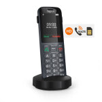 Gigaset t�l�phone sans fil comfort 600 sim 4g volte avec carte sim sur socle - �cran couleur 2, 4  - ...