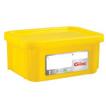 Gilac bac jaune haccp avec couvercle 12 l gilac Gilac bac jaune haccp avec couvercle 12 l gilac