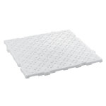 Gilac caillebotis plastique blanc gilac 50 x 50 cm Gilac caillebotis plastique blanc gilac 50 x 50 cm