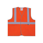 Gilet de signalisation 3 bandes orange xl