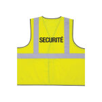 Gilet de signalisation s�curit� jaune xl