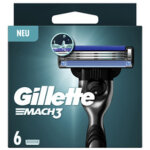 Gillette lames de rechange mach3, paquet de 6