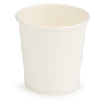 Gobelet en carton blanc 10 cl - d�cor neutre - enduction en plastique - recyclable - lot de 100
