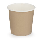 Gobelet en carton brun 10 cl - d�cor naturel - recyclables - lot de 100