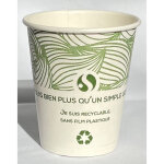 Gobelet en carton folio 12 cl - lot de 50 Gobelet en carton folio 12 cl - lot de 50