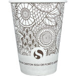 Gobelet en carton quali - t - cup 25 cl - lot de 50