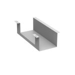 Goulotte organisateur de c�bles l. 30 cm aluminium