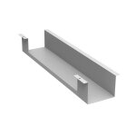 Goulotte organisateur de cbles l. 60 cm aluminium