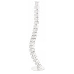 Goulotte passe - c�bles verticale chain blanc