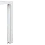 Goulotte verticale aluminium pour bureaux pieds arche actual - blanc