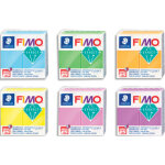 Graine creative lot de 6 pains 57 gr fimo effet neon - coloris assortis - cuisson  110 c