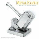 Graine creative maquette 3d de feuilles de mtal. metal earth avengers marteau de thor 75x45x78mm.