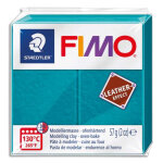 Graine creative pain 57g fimo effect cuir couleur turquoise