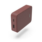 Hama batterie externe portable power pack colour 10 - powerbank chargeur 10 000 mah - 2 ports usb - rouge ...