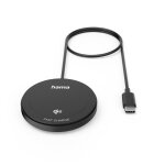 Hama chargeur sans fil rapide à induction qi2, usb - c - 15 w - noir Hama chargeur sans fil rapide à induction qi2, usb - c - 15 w - noir