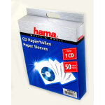 Hama pochette papier pour cd / dvd blanche - paquet de 50 Hama pochette papier pour cd / dvd blanche - paquet de 50