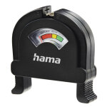 Hama testeur de piles et de batteries multiformats universel - 6 types difrents - noir