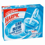 Harpic blocs cuvette wc anti - tartre et dsodorisant eau bleue (lot de 2)