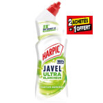 Harpic gel javel wc d�sinfectant agrumes - flacon 750 ml - lot de 2 + 1 offert