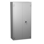 Hartmann tresore armoire forte de scurit anti - feu serrure  cl, 680 litres - gris clair