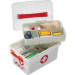 Helit boîte de rangement 'the q - line' - premiers secours Helit boîte de rangement 'the q - line' - premiers secours