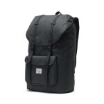 Herschel sac  dos little america 23, 5 litres noir. poche pour ordinateur 15 pouces. bretelles noires. ...