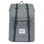 Herschel sac  dos retreat 19, 5 litres. poche pour ordinateur 15 pouces. coloris gris clair.
