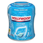 Hollywood easy box chewing - gum menthe polaire sans sucre - bote de 60 drages