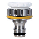 Hozelock raccord robinet filet extrieur hozelock pro metal diam 20 / 27 et 15 / 21 mm