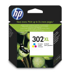 Hp 302xl cartouche d'encre authentique grande capacit f6u67ae - 3 couleurs