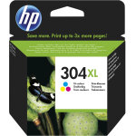 Hp 304xl cartouche d'encre authentique grande capacit� n9k07ae - 3 couleurs